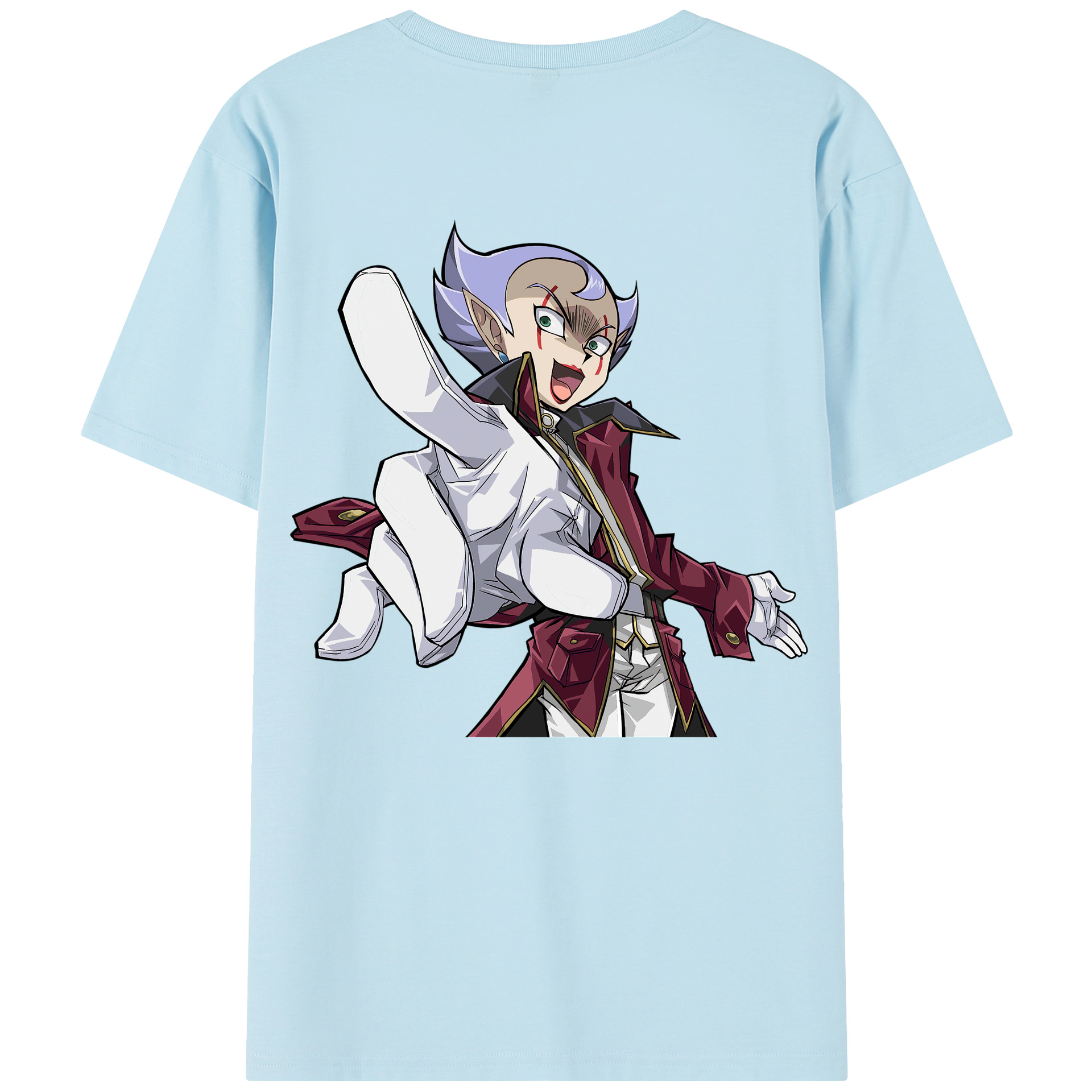 （画像用） 遊☆戯☆王 Yu-Gi-Oh! 綿100％半袖Tシャツ（背面プリント）